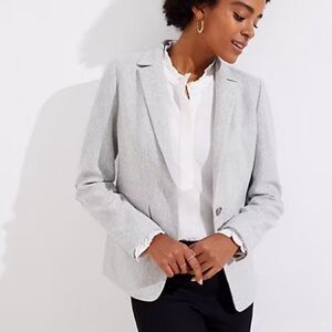 LOFT Herringbone Blazer